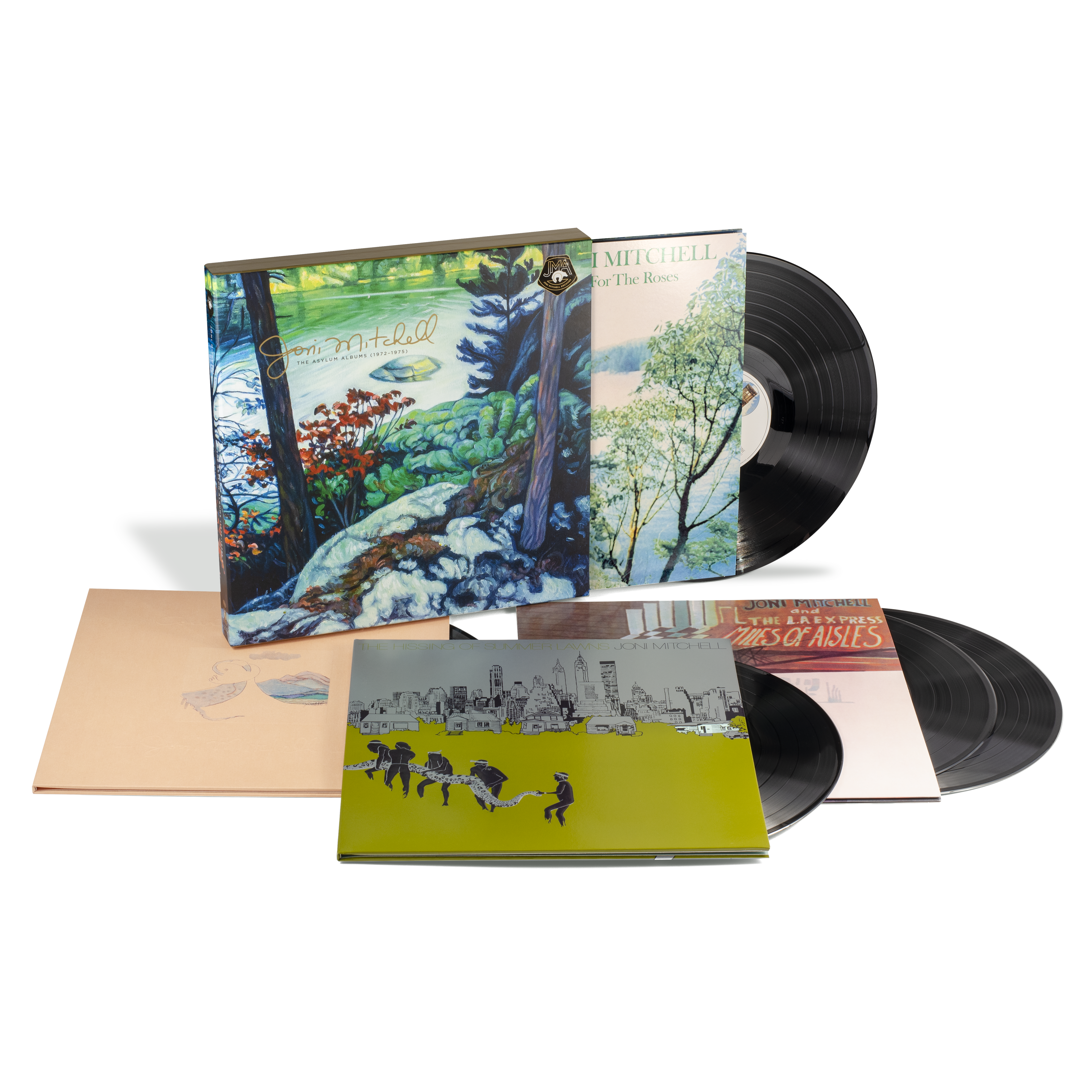 お手軽価格で贈りやすい (1972-1975) Albums Asylum The [5LP] Official Mitchell Joni | タイムセール